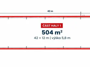 Pronájem skladu, Jílové u Prahy - Studené, 504 m2