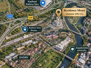 Prodej bytu 2+kk, Karlovy Vary - Dvory, Chebská, 50 m2