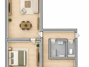 Prodej bytu 2+1, Praha - Žižkov, Na vrcholu, 54 m2