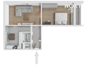 Prodej bytu 2+1, Břeclav, Fintajslova, 54 m2