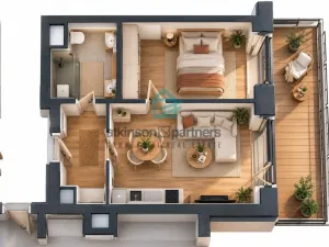Prodej bytu 2+kk, Hluboká nad Vltavou, Masarykova, 44 m2