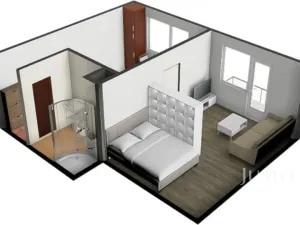 Pronájem bytu 1+1, Písek - Budějovické Předměstí, třída Přátelství, 38 m2
