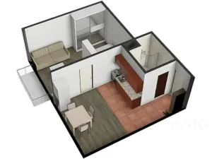 Pronájem bytu 1+1, Písek, třída Přátelství, 38 m2