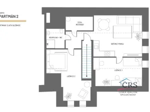 Prodej bytu 3+kk, Zlatá Olešnice, 83 m2
