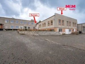 Pronájem skladu, Miličín, 850 m2