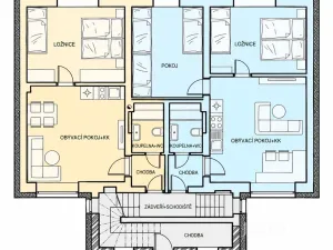 Pronájem bytu 2+kk, Kestřany, 40 m2