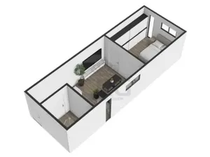 Pronájem bytu 2+kk, Brno, Sovinec, 42 m2