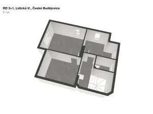 Prodej rodinného domu, České Budějovice, Lidická tř., 123 m2