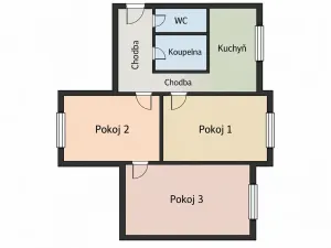 Prodej bytu 3+1, Chomutov, Zdeňka Štěpánka, 73 m2