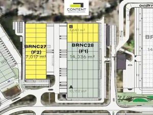 Pronájem výrobních prostor, Brno - Černovice, Vlastimila Pecha, 3641 m2