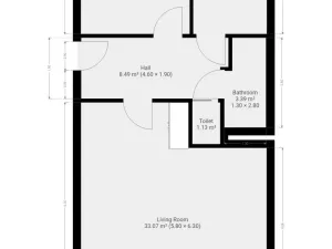 Pronájem bytu 3+kk, Praha - Nusle, Pujmanové, 69 m2