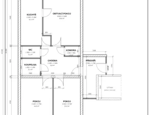 Prodej bytu 4+1, Praha - Řepy, Zrzavého, 83 m2