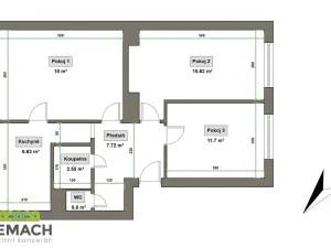 Pronájem bytu 3+1, Kněžpole, 67 m2