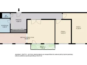 Prodej bytu 3+kk, Blansko, Hybešova, 93 m2