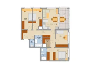 Prodej bytu 5+kk, Praha, Svitákova, 112 m2