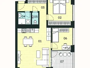 Prodej bytu 3+kk, Znojmo, 60 m2