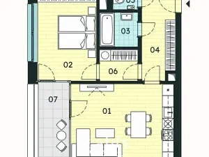 Prodej bytu 2+kk, Znojmo, 54 m2