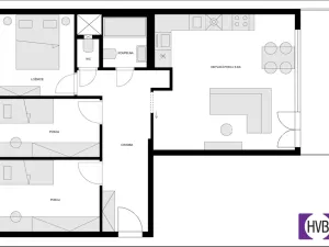 Prodej bytu 4+kk, Praha - Letňany, Místecká, 76 m2