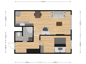 Prodej bytu 2+kk, Mladá Boleslav - Mladá Boleslav II, 17. listopadu, 42 m2