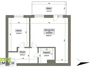 Pronájem bytu 2+kk, Uherské Hradiště, Zahrádky, 61 m2