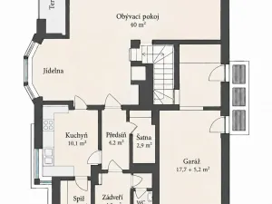 Prodej rodinného domu, Hradec Králové, Květná, 159 m2