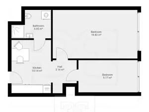 Pronájem bytu 2+1, Praha - Bohnice, Čimická, 49 m2