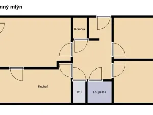 Prodej bytu 3+1, Praha - Libeň, Podvinný mlýn, 78 m2