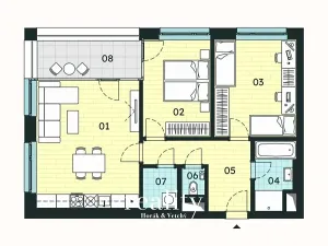 Prodej bytu 3+kk, Znojmo, 70 m2