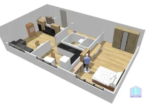 Prodej bytu 2+1, Lesná, 57 m2