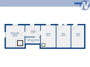 Prodej rodinného domu, Kadov - Lnářský Málkov, 44 m2