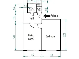Pronájem bytu 2+1, Zlín, M. Knesla, 55 m2
