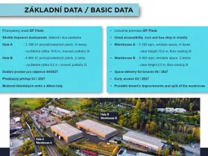 Pronájem skladu, Písek, 1500 m2