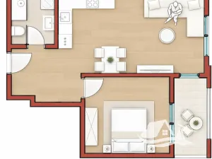 Prodej bytu 2+kk, Golem, Albánie, 65 m2