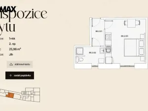 Prodej bytu 1+kk, Dvůr Králové nad Labem, Čechova, 25 m2