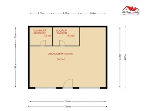 Prodej obchodního prostoru, Libušín, Přemyslova, 46 m2