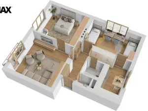 Prodej bytu 3+1, Trutnov - Horní Předměstí, Chodská, 63 m2