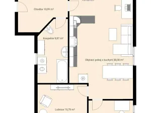 Prodej bytu 4+kk, Vitín, 115 m2