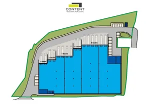 Pronájem skladu, Kozomín, 7600 m2