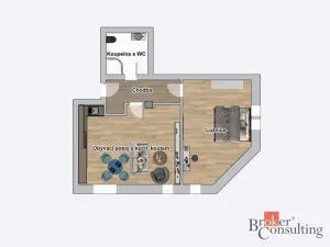 Prodej bytu 2+kk, Rakovník - Rakovník II, Bořivojova, 56 m2
