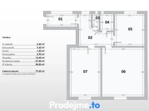 Prodej bytu 3+kk, Znojmo, Jarošova, 79 m2