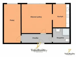 Pronájem bytu 2+1, Olomouc, Stiborova, 44 m2