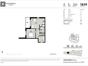 Prodej bytu 2+kk, Praha - Modřany, Zlochova, 58 m2