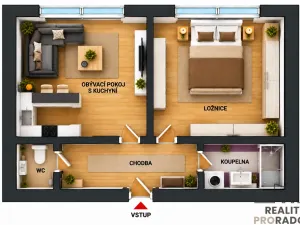 Prodej bytu 2+kk, Starý Plzenec, Herejkova, 41 m2