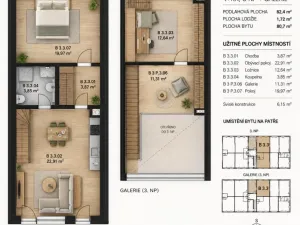 Pronájem bytu 4+kk, Velké Hamry, 80 m2