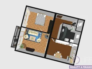 Prodej bytu 2+kk, Rudník, 52 m2