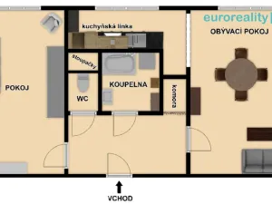 Prodej bytu 2+1, Plzeň, Koterovská, 55 m2