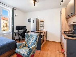 Prodej bytu 1+kk, Praha - Vinohrady, Na Folimance, 28 m2