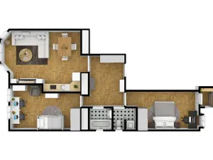 Pronájem bytu 3+kk, Praha - Karlín, Na střelnici, 83 m2
