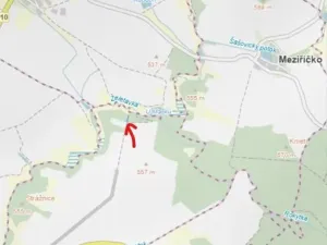 Prodej lesa, Radkovice u Budče, 757 m2