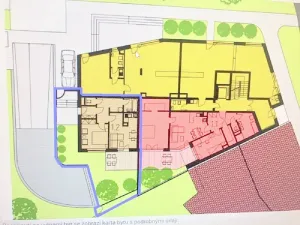 Pronájem bytu 2+kk, Praha - Suchdol, Suchdolské náměstí, 48 m2
